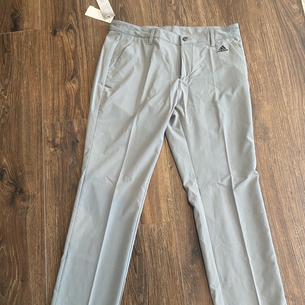 NWT Mens gray Adidas Golf Pants